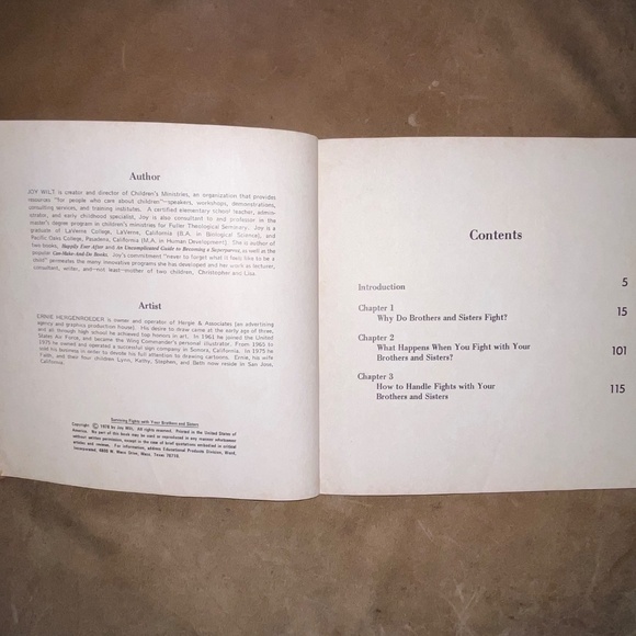 Vintage Childrens Book: Surviving Fights With Your Brothers & Sisters - Joy Wilt - Picture 7 of 9